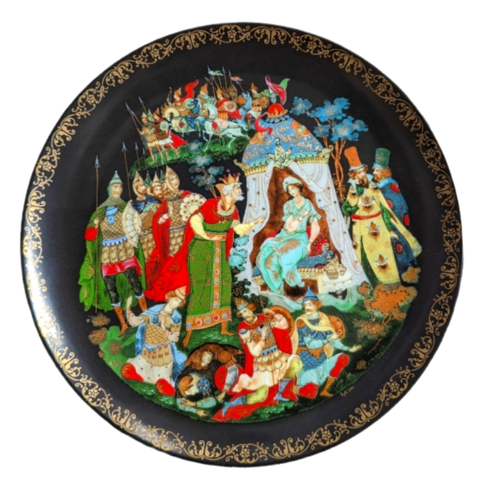 The Golden Cockerel' 3rd Collector Plate in theRussian Legends SeriesPlate